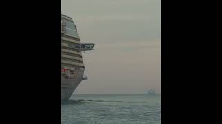 Departure time! An impressive parade of cruise ships leaving Port Everglades