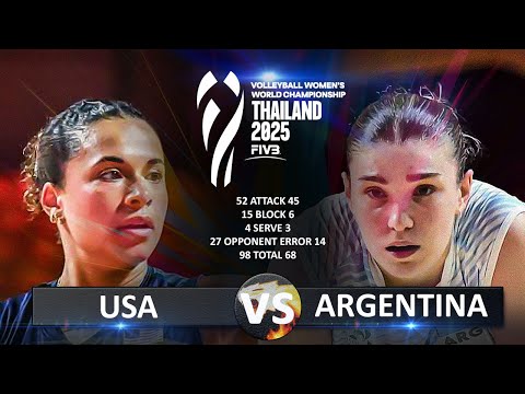 USA vs Argentina | Women's World Championship 2025