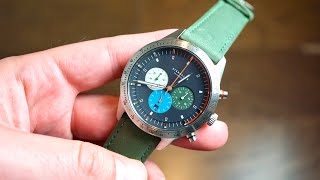 Sternglas Tachymeter Chronograph Watch Review  - Tri Color Subdials!