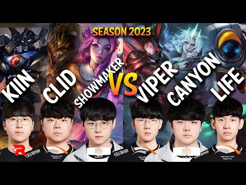 DK Showmaker vs HLE Viper | HLE Clid vs DK Canyon | KT Kiin AATROX Top - Patch 13.16 KR Ranked