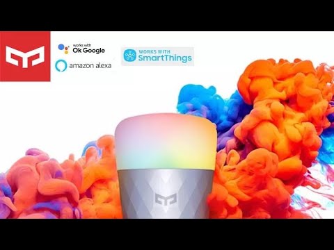 Yeelight Smart LED Bulb 1SE Colorful  RGBW Lamp App Voice Control Work with Google Mi Home Alexa