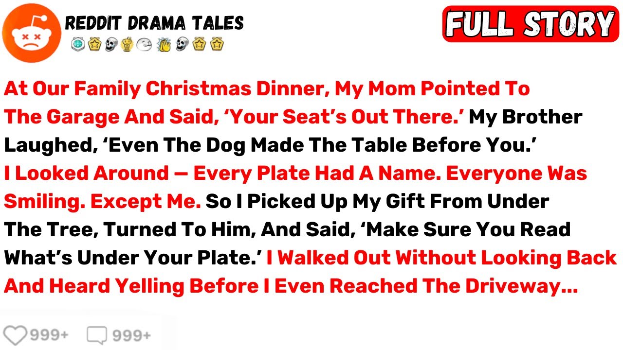 At Our Family Christmas Dinner, My Mom Pointed To The Garage And Said... - Best Reddit Stories