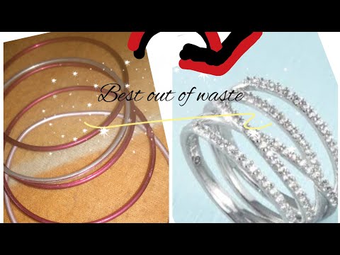 finger Ring at home / Art / craft / bangles.