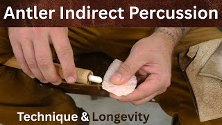 Antler indirect Percussion, Flint Knapping Tools & Tips