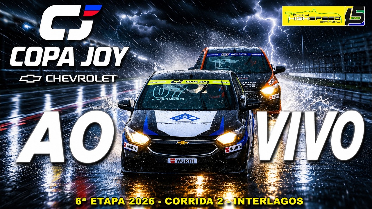 🔴 COPA JOY CHEVROLET | Corrida Noturna 2 | 6ª Etapa 2026 | Interlagos (SP) | Ao Vivo