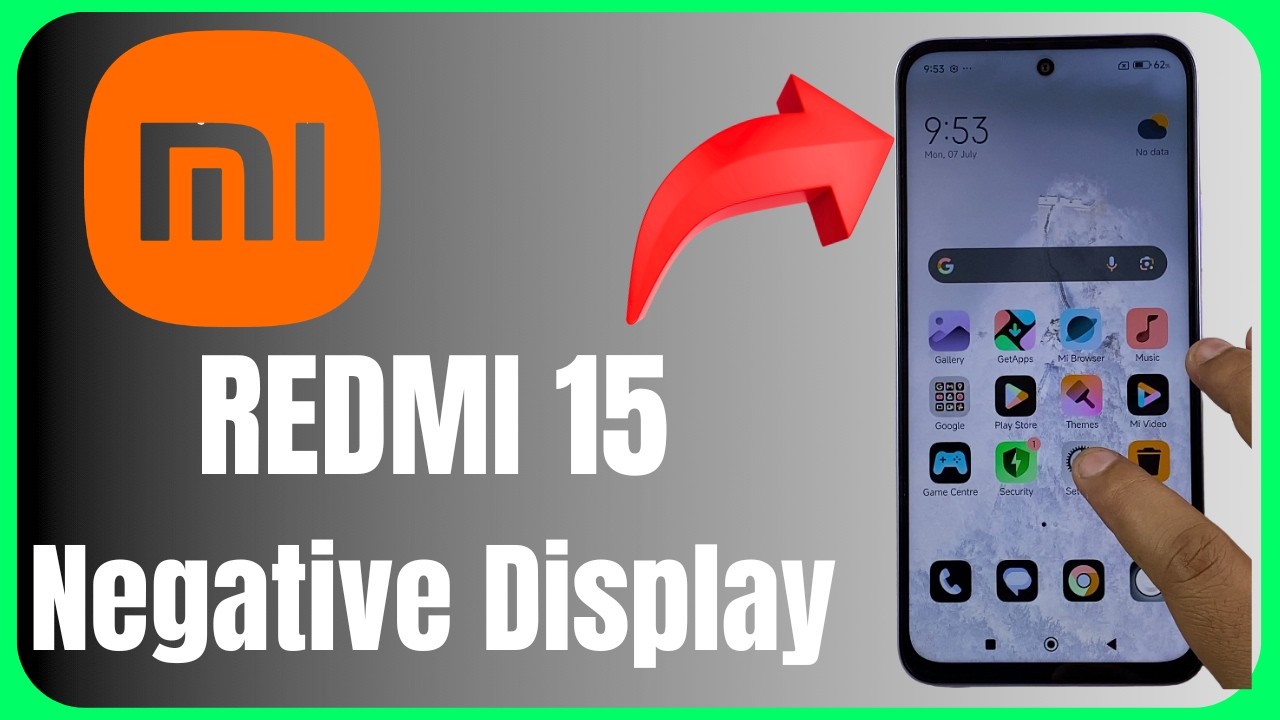 🎨 Redmi 15 Negative Display 😱📱 | Color Inversion ON/OFF Tutorial
