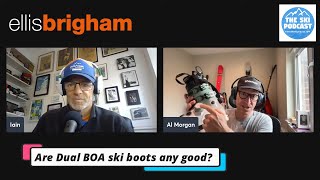 What are 'Dual BOA' ski boots?