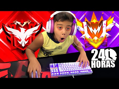 MEU IRMÃOZINHO NÃO PODE DORMIR ATÉ PEGAR ELITE DESAFIANTE NO FREE FIRE!