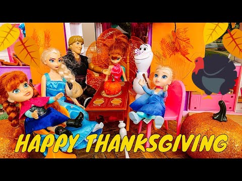 Happy Thanksgiving Elsa and Anna Toddlers 🦃 🍁