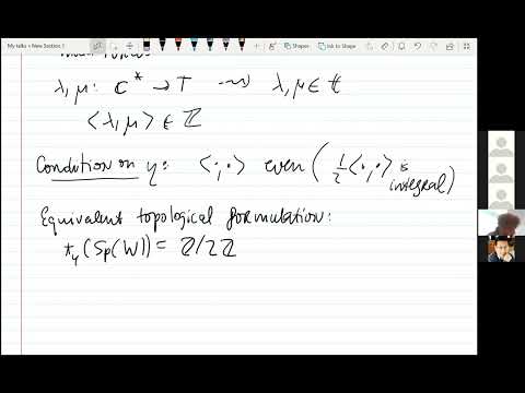 Alexander Braverman - Universal Coulomb branch and theta-sheaves