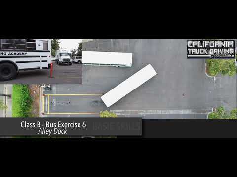 California Truck Driving Academy - Class B Bus - Alley Dock