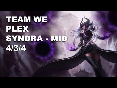 Team WE Plex Mid Syndra vs Zoe - KR Challenger Rank Game 10.7