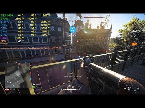 Battlefield V Beta 1080p Low/Medium/High/Ultra  i5 3470 GTX 1060 3GB