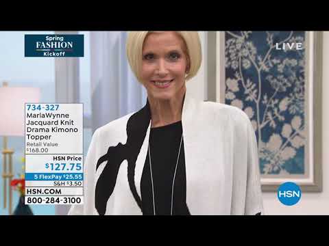 MarlaWynne Jacquard Knit Drama Kimono Topper