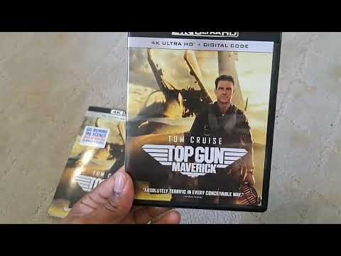 TOP GUN MAVERICK 4K BLU RAY UNBOXING