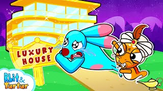 Oh No! Goodbye Rich House💸💔Rbit’s Big Switch: Rich vs Broke Family! | Kids Cartoon | Rbit Stories