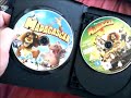 DVD Unboxings To Madagascar 4 Movie Collection And Shrek 4 Movie Collection DVDs