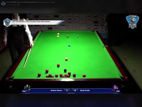 Andres Petrov vs Denis Grabe (bo11). Estonian Snooker Championship 2020 Final