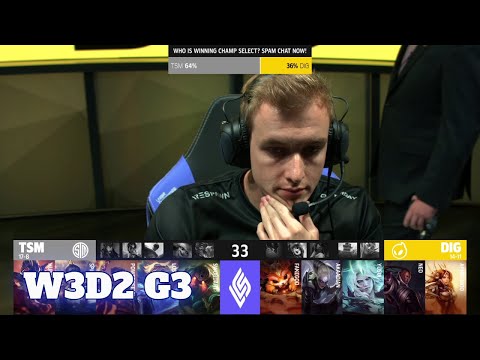 TSM vs Dignitas | Week 3 Day 2 S11 LCS Summer 2021 | TSM vs DIG W3D2 Full Game