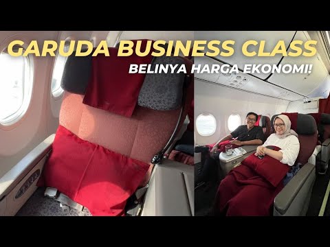 BUSINESS CLASS GARUDA INDONESIA HARGA EKONOMI! BOEING 737-800 JAKARTA KE DENPASAR!