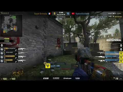 Space Soldiers vs Team EnVYUs -- Spaces Calyx 2 one tap