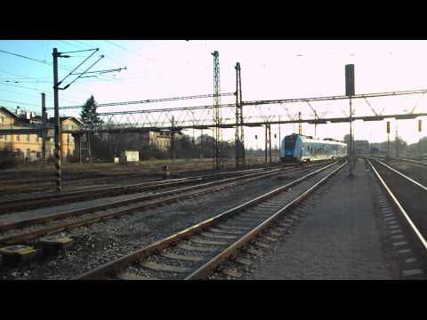 Příjezd vlaku Os 6802 (ČD 440.001) - Chomutov, 16. 4. 2013