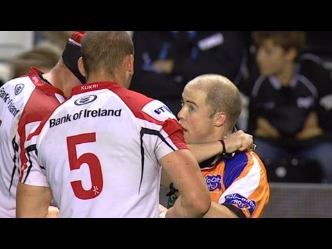 Dan Biggar 2nd Penalty after high tackle Ospreys v Ulster 4th Oct 2013