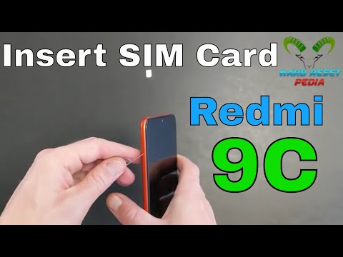 Xiaomi Redmi 9C Insert The SIM Card