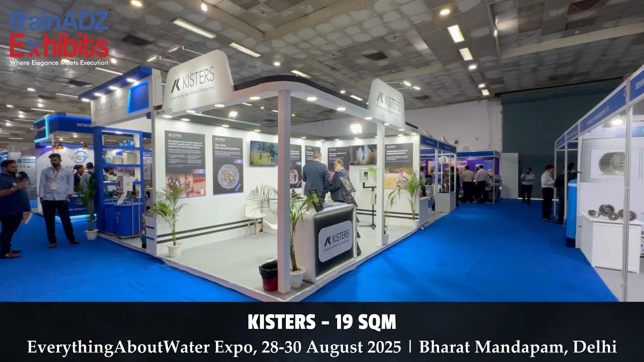 KISTERS at Everything About Water Expo 2025 – Designed & Built by BrainADZ Exhibits