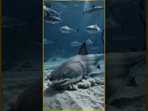 கடலுக்கு அடியில் ஒரு வெள்ளை சுறா இறந்தால் என்ன நடக்கும்?🦈🤯| Alfriffy | #shark #facts #tamil #shorts