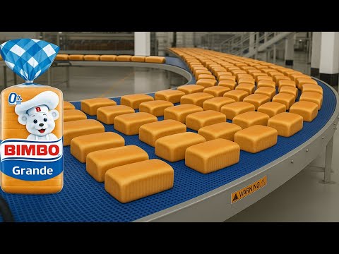 How is Industrial Sliced ​​Bread Made? 🍞 | This is How BIMBO Makes Its Bread Step by Step