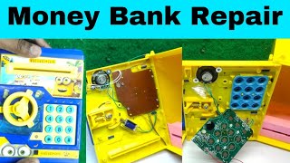 How to open electronic piggy bank | How to Fix Money Bank | Money Bank Repair