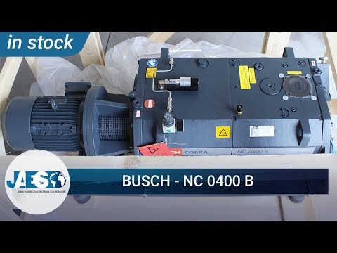 BUSCH NC 0400 B (IN STOCK) Pompa a vuoto - Vacuum pump - Bomba de vacìo