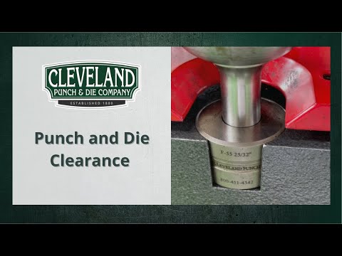 Punch and Die Clearance