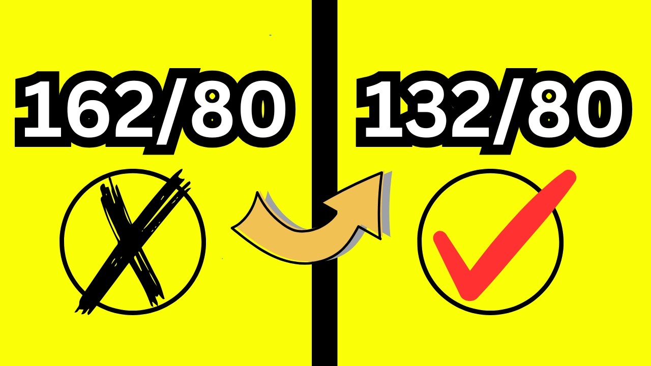 Lower your SYSTOLIC BLOOD PRESSURE by 30 points