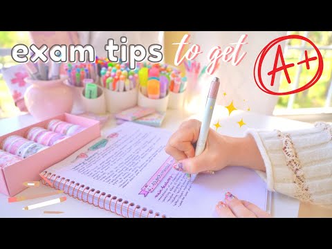 Exam day routine + last minute study tips to get those A's ✨?