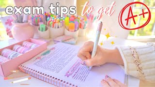 Exam day routine + last minute study tips to get those A