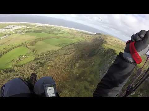 Paragliding Downhill Ireland 29/10/2017