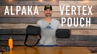 ALPAKA VERTEX POUCH: a pouch, a sling, a desk caddy