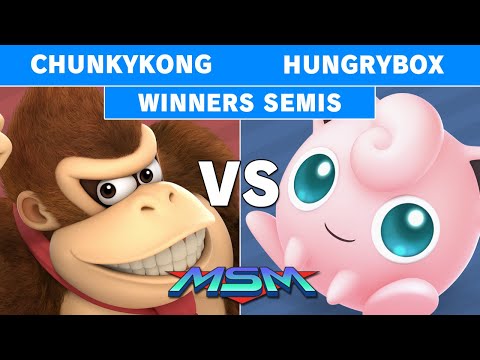MSM Online 7 - ChunkyKong (DK) Vs Liquid | Hungrybox (Jigglypuff) Winners Semis - Smash Ultimate