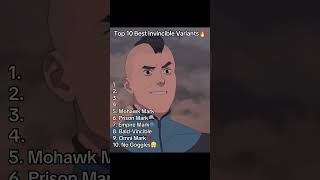 Top 10 Best Invincible Variants🔥 #invincible #shorts #invinciblewar