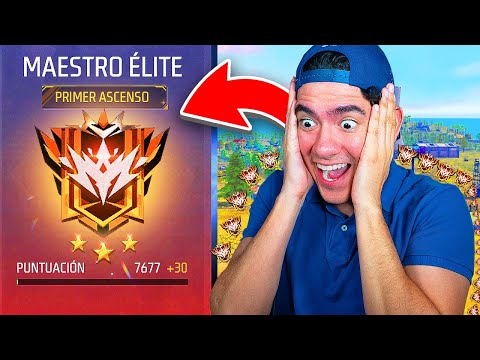 ASI FUE COMO LLEGUE A MAESTRO ELITE POR PRIMERA VEZ EN FREE FIRE !! | TheDonato