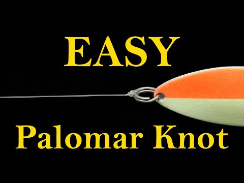 How to tie the Palomar knot (dropshot knot)