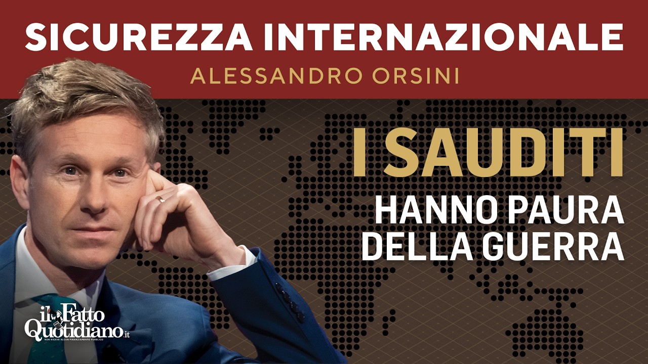 I sauditi hanno paura della guerra? La diretta con Alessandro Orsini