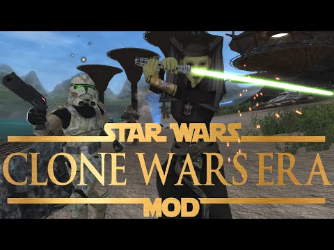 Star Wars Battlefront 2 Mods: Clone Wars Era Mod - Kashyyyk (Republic)