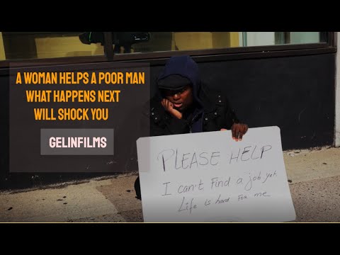 Woman helps a poor man what happens next will shock you| GelinFilms