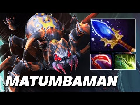MATUMBAMAN Aghanim's Scepter Broodmother - Dota 2 Pro Gameplay