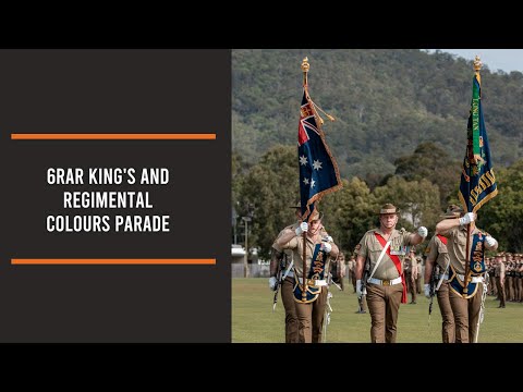 6RAR King's and Regimental Colours Parade