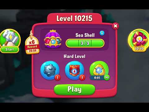 Fishdom Level 10215 - Daily Log #554 | Ice Adventure | Gemstone Trail