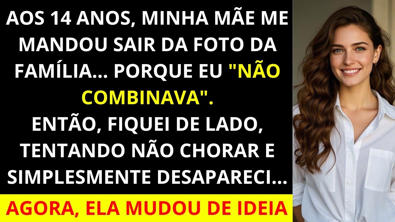 Fui expulsa da foto de FAMÍLIA… Até que me viram...
